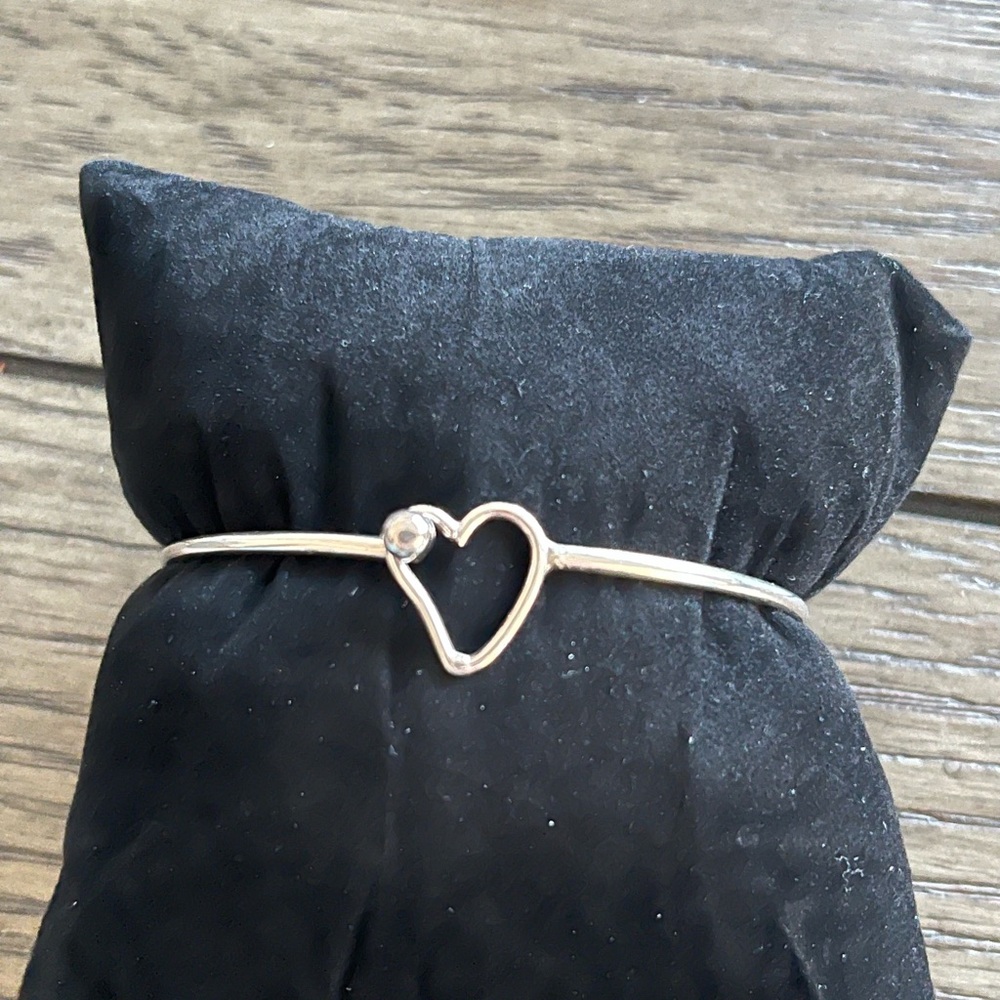 Sterling Silver Heart Bracelet
